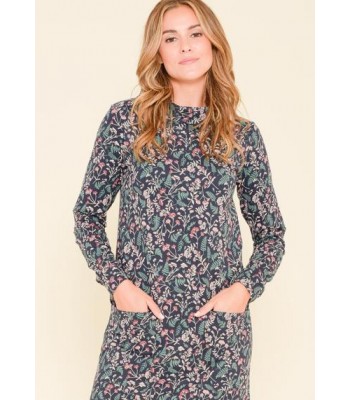 Brakeburn Winter Botanical Sweat Dress (Multicoloured) AW21